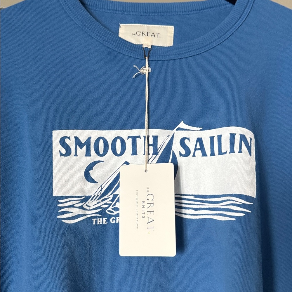 THE GREAT. Smooth Sailing Teammate Sweater
